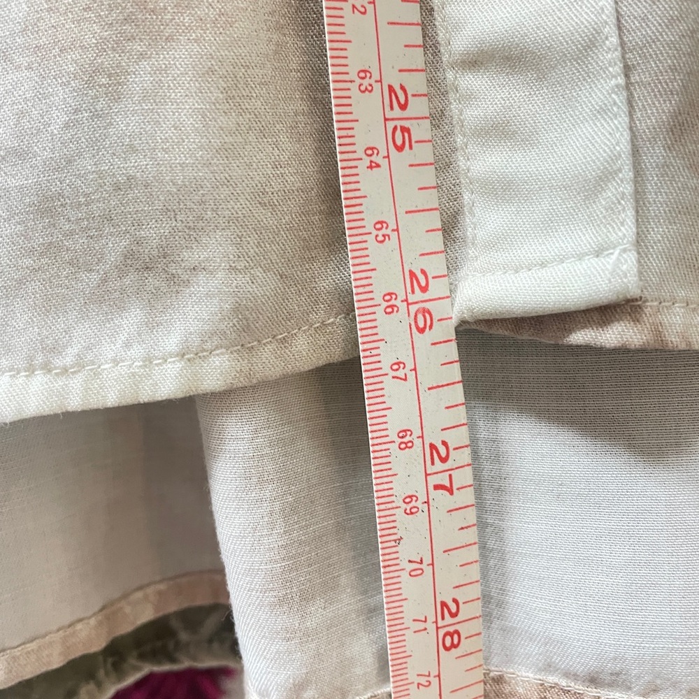 Anthropologie Cream Button-Up Blouse Medium Like New - Picture 6 of 6